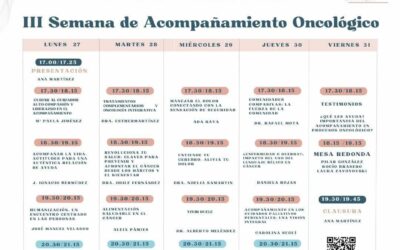 La Sonrisa de Melania apoya la III Semana de Acompañamiento Oncológico